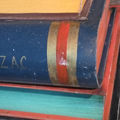 Italian Trompe lOeil Tole Painted Liddedv End Table 1940 50s - 4348827