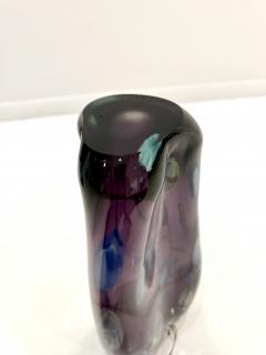 Italian Vase in Glass signed and dated - 3938633