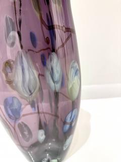 Italian Vase in Glass signed and dated - 3938634