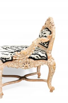 Italian Venetian Bleached Tete a tete with Zebra Print - 1404536