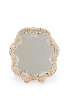 Italian Venetian Glass Easel Vanity Mirror - 4171123