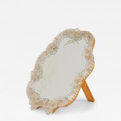 Italian Venetian Glass Easel Vanity Mirror - 4196106
