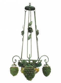 Italian Venetian Grape and Flower Chandelier - 4650644