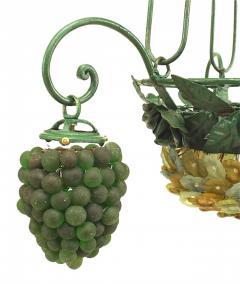 Italian Venetian Grape and Flower Chandelier - 4650645