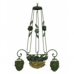 Italian Venetian Grape and Flower Chandelier - 4700320