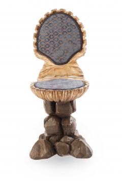 Italian Venetian Grotto Hinged Clam Shell Chairs - 1419100