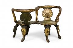 Italian Venetian Grotto Seashell Tete a tete - 4629338