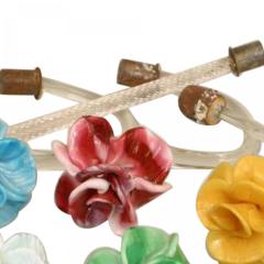 Italian Venetian Murano Glass Flowers - 4676115