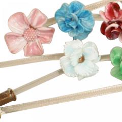 Italian Venetian Murano Glass Flowers - 4676118