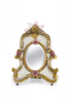 Italian Venetian Murano dressing table mirror - 4170844