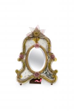 Italian Venetian Murano dressing table mirror - 4170848