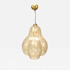 Italian Venetian Pulegoso Gold Dusted Glass Lantern - 1382271