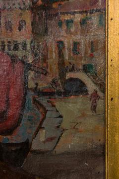 Italian Venetian Seascape of Canal - 4517127