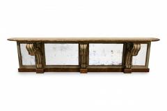 Italian Venetian Style Monumental Painted and Mirrored Console Table - 2800509