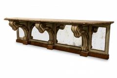 Italian Venetian Style Monumental Painted and Mirrored Console Table - 2800510
