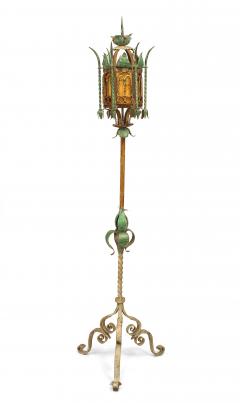 Italian Venetian Style Patinated Iron Floor Lamps - 3172901