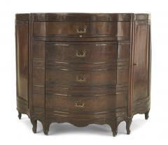 Italian Venetian Walnut Serpentine Desk - 1428944