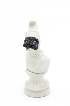 Italian Venetrian Porcelain Clown Busts - 3189837