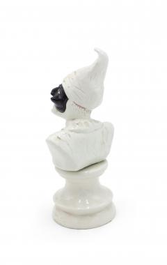 Italian Venetrian Porcelain Clown Busts - 3189839