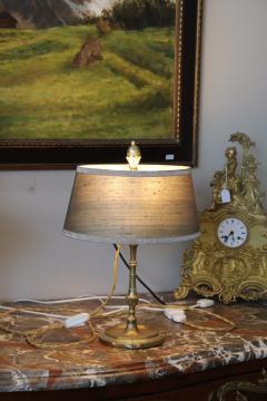 Italian Vintage Brass Table Lamp with Four Light Bulbs - 3519763
