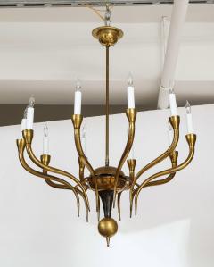 Italian Vintage Brass Ten Light Chandelier - 2132926