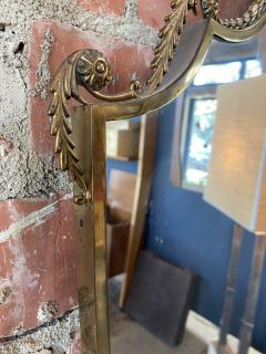 Italian Vintage Curvilinear Brass Mirror 1950s - 1527538