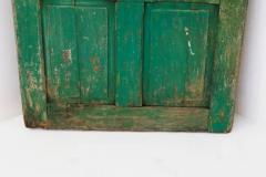 Italian Vintage Green Wooden Door from Capri - 3652759