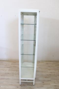 Italian Vintage Industrial Hospital Medicine Vitrine in Metal 1960s - 2644197