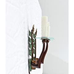 Italian Vintage Iron and T le Sunflower Sconce - 4690480