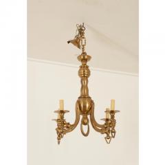 Italian Vintage Solid Brass Hand Chandelier - 3074891