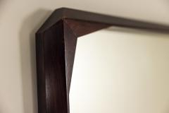 Italian Vintage Square Mirror in Rosewood 1960s - 3768847