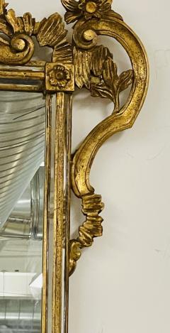 Italian Wall Console Mantle or Pier Mirror 1930s Gilt Gold Carved - 2686631