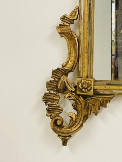 Italian Wall Console Mantle or Pier Mirror 1930s Gilt Gold Carved - 2686632