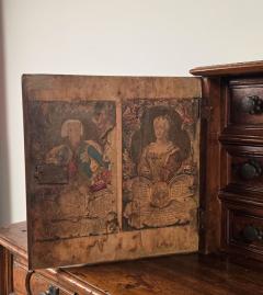 Italian Walnut Baroque Chest circa 1780 - 4806523