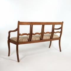 Italian Walnut Bench circa 1880 - 4741040
