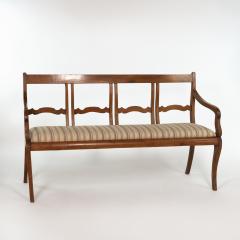 Italian Walnut Bench circa 1880 - 4741045