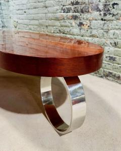 Italian Walnut Biomorphic Coffee Table 1970 - 3336951