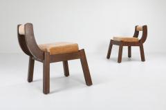 Italian Walnut Dining Chairs 1950s - 1226168