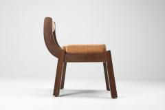 Italian Walnut Dining Chairs 1950s - 1226169