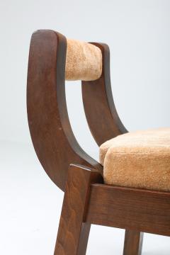 Italian Walnut Dining Chairs 1950s - 1226174