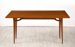 Italian Walnut Flip Top Console Table Italy circa 1950 - 4425042