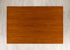 Italian Walnut Flip Top Console Table Italy circa 1950 - 4425044