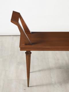 Italian Walnut Long Bench Italy circa 1940s - 4425142