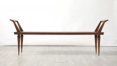 Italian Walnut Long Bench Italy circa 1940s - 4425151