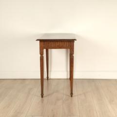 Italian Walnut Neoclassical One Drawer Table early 19th century - 4086428