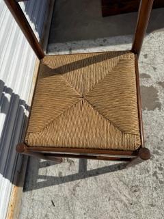 Italian Walnut Rush Bottom seat Side Chair - 4424075