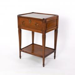 Italian Walnut Side Table With Single Large Drawer Circa 1780 - 2182684