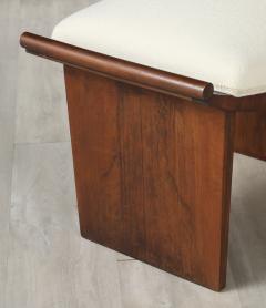 Italian Walnut Stool circa 1940 - 4395128