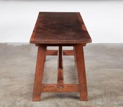 Italian Walnut Trestle Table - 4562495