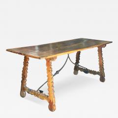 Italian Walnut Trestle Table Circa 1730 - 3251700